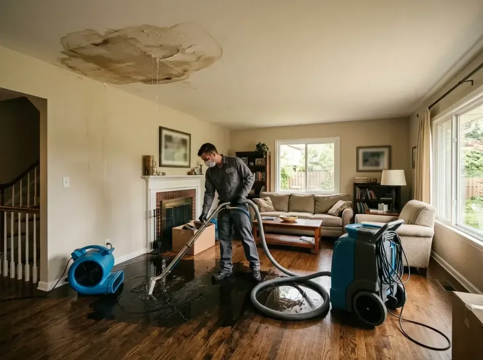 attic-pipe-burst-ceiling-drip-008 — frequently asked questions, Water Damage Restoration & Carpet Care in Jacksonville, NC